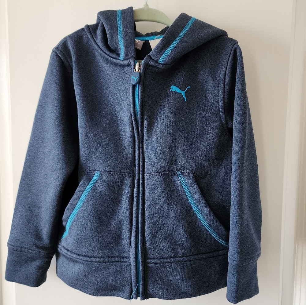 3t Blue Puma zippered hoodie 💙